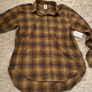 Abound oversized flannel shirt